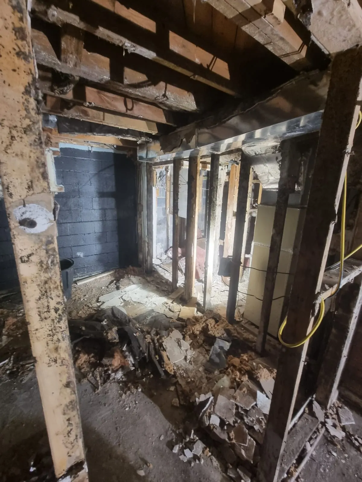 Bathroom demolition to studs — Eagle Home Improvements