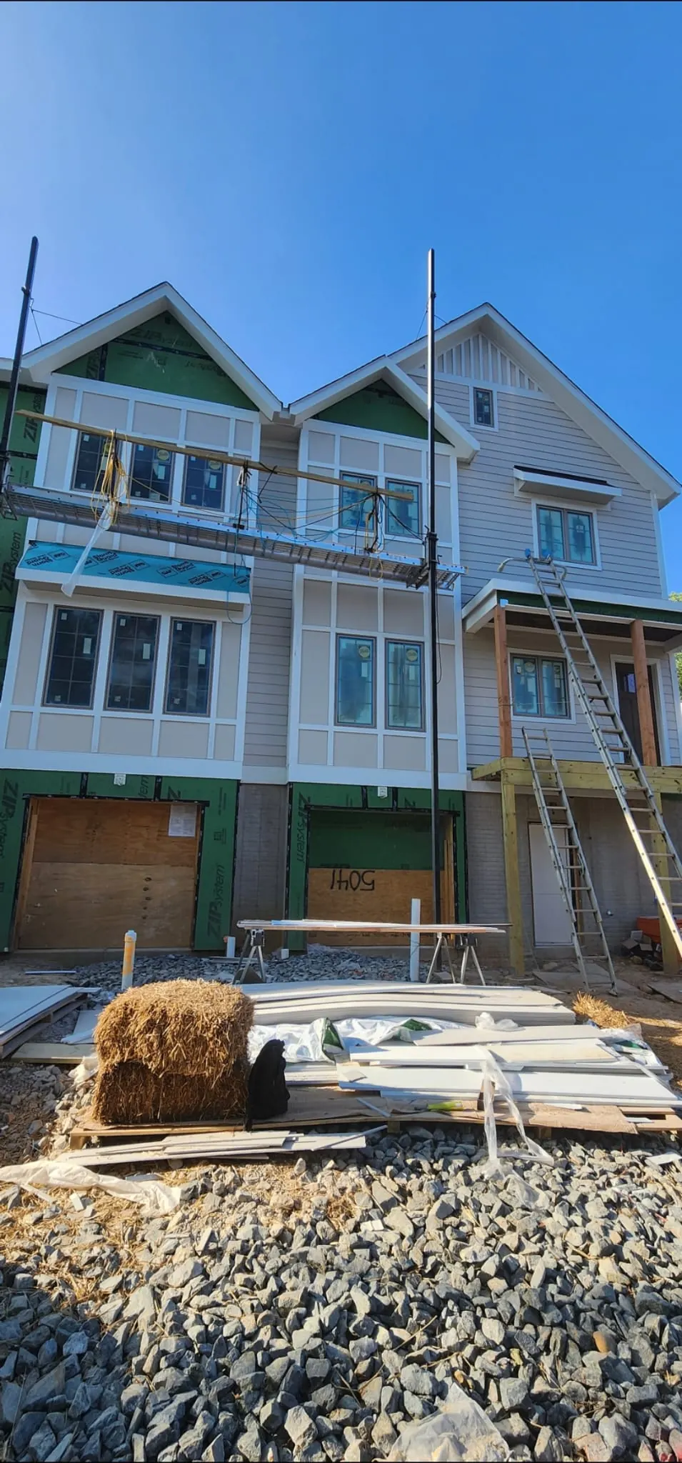 Three-story townhouse construction — Eagle Home Improvements