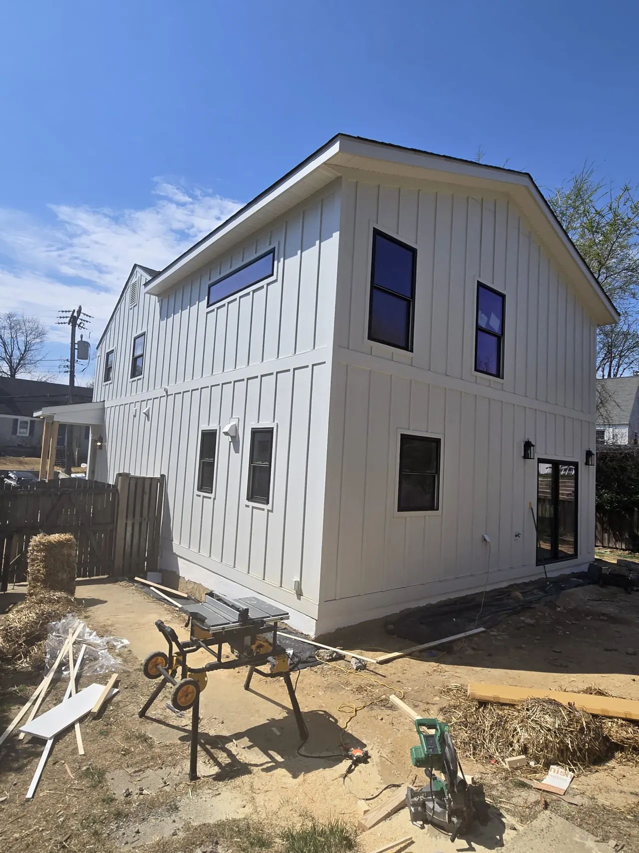 Board-and-batten home addition — Eagle Home Improvements