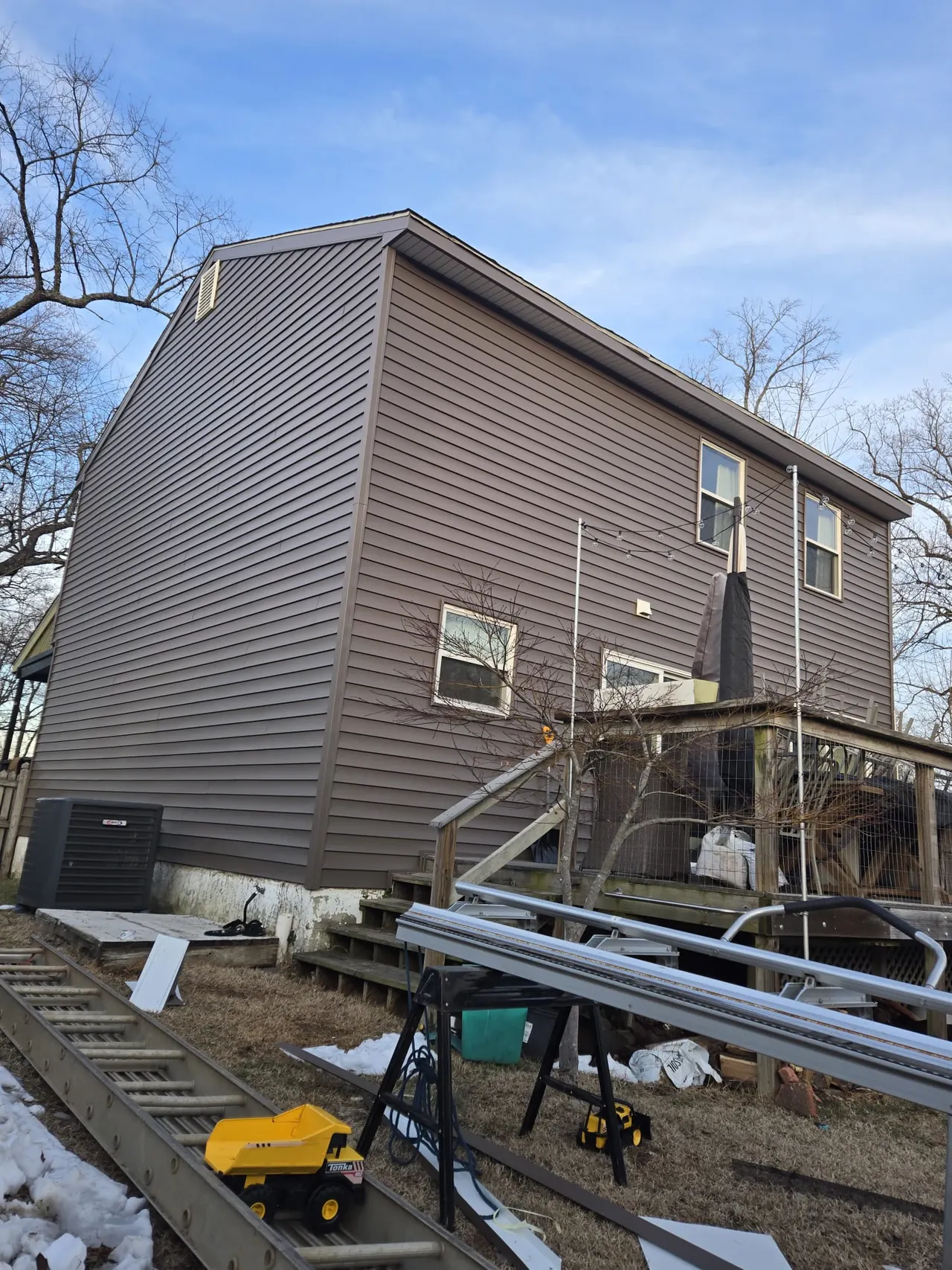 Rear elevation siding refresh — Eagle Home Improvements