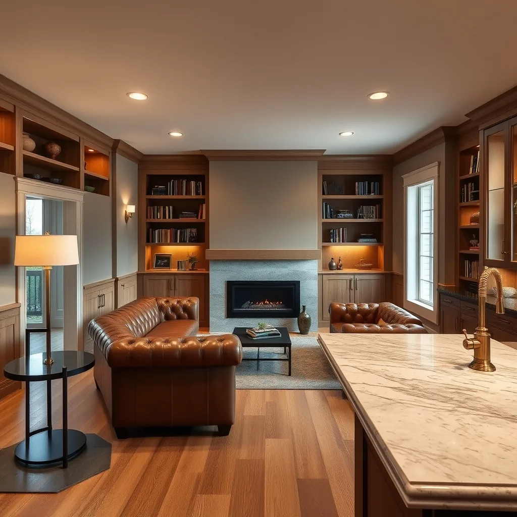 Basement Finishing project by Eagle Home Improvements
